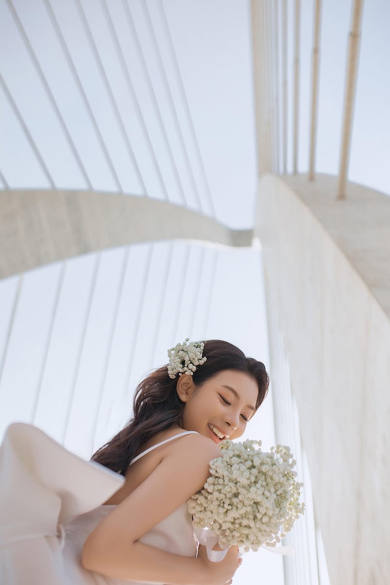 Bride in a Beautiful Gown